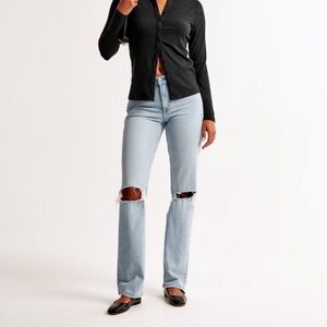 Abercrombie Curve Love 90s Straight Jeans | Ultra High Rise | Size 32 Reg